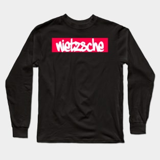 Nietzsche (Red) Long Sleeve T-Shirt